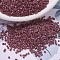 MIYUKI Delica Beads, Cylinder, Japanese Seed Beads, 11/0, (DB0867) Matte Transparent Dark Cranberry AB, 1.3x1.6mm, Hole: 0.8mm, about 10000pcs/bag, 50g/bag