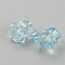 Handmade Lampwork Beads, Bear, Sky Blue, 14x11.5~12x9mm, Hole: 1mm