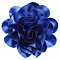 1Pc Polyester Brooches, Flower, Blue, 200mm