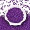Opaque Acrylic Beads, Peanut, Dark Violet, 6.5x4x3mm, Hole: 1.5mm, about 199pcs/10g