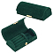 NBEADS 2 Pcs Mini Jewelry Travel Case, Small Travel Jewelry Organizer Portable Jewelry Box Travel Organizer Portable Display Storage Box For Rings Earrings Necklaces Gifts