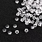 200Pcs Plastic Ear Nuts, Bell Ear Nuts, Flower, 4~5mm
