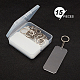 BENECREAT DIY Transparent Acrylic Keychain Clasps Making Kits DIY-BC0001-66-5