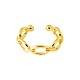 Women's Simple Brass Cuff Earrings EJEW-BB62854-A-1