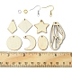 Kit de fabrication de boucles d'oreilles vierges inachevées DIY-FS0004-09-6