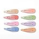 Baking Painted Alloy Snap Hair Clips Findings PHAR-M012-02-1