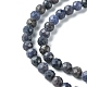 Chapelets de perles en saphir naturel G-F748-M01-04-4