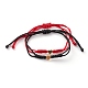 Ensembles de bracelets de perles tressées en fil de nylon réglable unisexe BJEW-JB05832-1