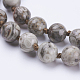 Collane di perline in pietra naturale con maiolica e maiolica NJEW-P202-36-A36-2