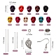 Kit de fabrication de boucles d'oreilles pendantes feuille bricolage DIY-SZ0008-05-7