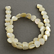 Brins de perles de coquillage naturel en forme de cœur SSHEL-R020-8mm-01-3