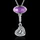 925 Sterling Silver Pendant Necklaces NJEW-BB18238-2