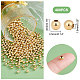 UNICRAFTALE 400pcs 4mm Golden Round Spacer Beads 304 Stainless Steel Loose Beads Rondelle Small Hole Spacer Bead Smooth Beads Finding for DIY Bracelet Necklace Jewelry Making STAS-UN0001-64G-3