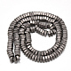 Electroplate Non-magnetic Synthetic Hematite Beads Strands G-T061-08F-2