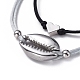 (vente d'usine de fêtes de bijoux) ensembles de bracelets de perles tressés en fil de nylon réglable BJEW-JB05039-02-2