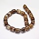 Dyed Barrel Natural Agate Bead Strands G-M284-37-2
