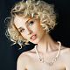Anattasoul 2 шт. 2 цвета абс пластик жемчуг ожерелья из бисера набор для женщин NJEW-AN0001-21-5