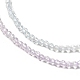 Brins de perles de verre de couleur dégradé transparent GLAA-H021-01A-05-3