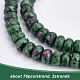 OLYCRAFT 152Pcs 8mm Natural Stone Beads Faceted Natural Ruby Zoisite Beads Strands Round Loose Gemstone Beads Energy Stone for Bracelet Necklace Jewelry Making G-OC0002-80-3