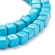 Perles de turquoise synthétique TURQ-F016-01-3
