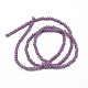 Faceted Rondelle Glass Beads Strands GLAA-M028-2mm-A02-3
