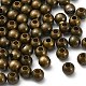 Brass Smooth Round Beads X-J0JXB052-2