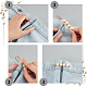 PandaHall Elit 24Pcs 24 Style Plastic Imitation Pearl Beaded Safety Pin Brooches Set SJEW-PH0001-10-3