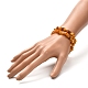 Ensemble de bracelets extensibles en perles d'ambre naturel pour parent et enfant BJEW-JB06819-6