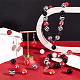 PandaHall Elite 1 Set Mixed Style Acrylic Round Beads Sets SACR-PH0001-52H-5