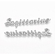 Silver Color Plated Alloy Cabochons PALLOY-WH0068-08S-C-1