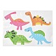 Kits de pegatinas de pintura de diamante de dinosaurio diy para niños DIY-O016-08-3