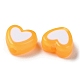 Heart Acrylic Beads TACR-S117-04B-2