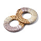 Handmade Reed Cane/Rattan Woven Linking Rings X-WOVE-S119-16A-4