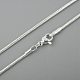 Brass Round Snake Chain Necklaces NJEW-BB10864-20-3
