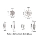 Tibetan Style Alloy Chandelier Components Links and Pendants TIBE-PH0004-47AS-2