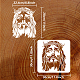 FINGERINSPIRE Crown of Thorns of Jesus Christ Painting Stencil 11.8x11.8 inch Reusable Christ Jesus Drawing Template Religious Theme Craft Stencil for Painting on Wall Wood Furniture DIY Home Decor DIY-WH0391-0626-2