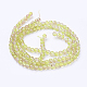 Spray Painted Crackle Glass Beads Strands X-CCG-Q002-6mm-05-3