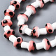 Handmade Porcelain Ceramic Beads Strands PORC-T006-05I-3