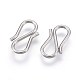 304 Stainless Steel S-Hook Clasps X-STAS-O118-67P-2