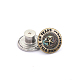 ジーンズ用合金ボタンピン  航海ボタン  服飾材料  スターとラウンド  アンティークブロンズ  17mm PURS-PW0009-01A-01-1