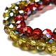 Electroplate Glass Faceted Rondelle Beads Strands EGLA-D020-4x3mm-M-3