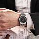 カップルの腕時計  メンズステンレス鋼防水クォーツ腕時計  合金の腕時計ヘッド付き  ブラック  プラチナ  周囲：190ミリメートル WACH-BB19233-01-9