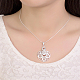 Fashion Tin Alloy Pendant Necklaces NJEW-BB21640-7