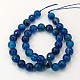 Natural Agate Beads Strands G-E054-12mm-15-2