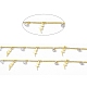 Handmade Brass Curb Chains CHC-F015-22G-2