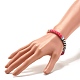 Handmade Polymer Clay Heishi Beaded Stretch Bracelet BJEW-JB07605-3