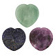 Globleland 3pcs 3 estilos masajeador de piedras preciosas naturales MRMJ-GL0001-12-2