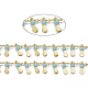 Chaînes de perles en verre manuels CHC-E020-01A-1