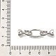 Латунь раз по сравнению с застежками KK-K389-020P-3