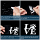 SUPERFINDINGS 6Sheets 6 Style Waterproof PET Decoration Sticker DIY-FH0004-48-4